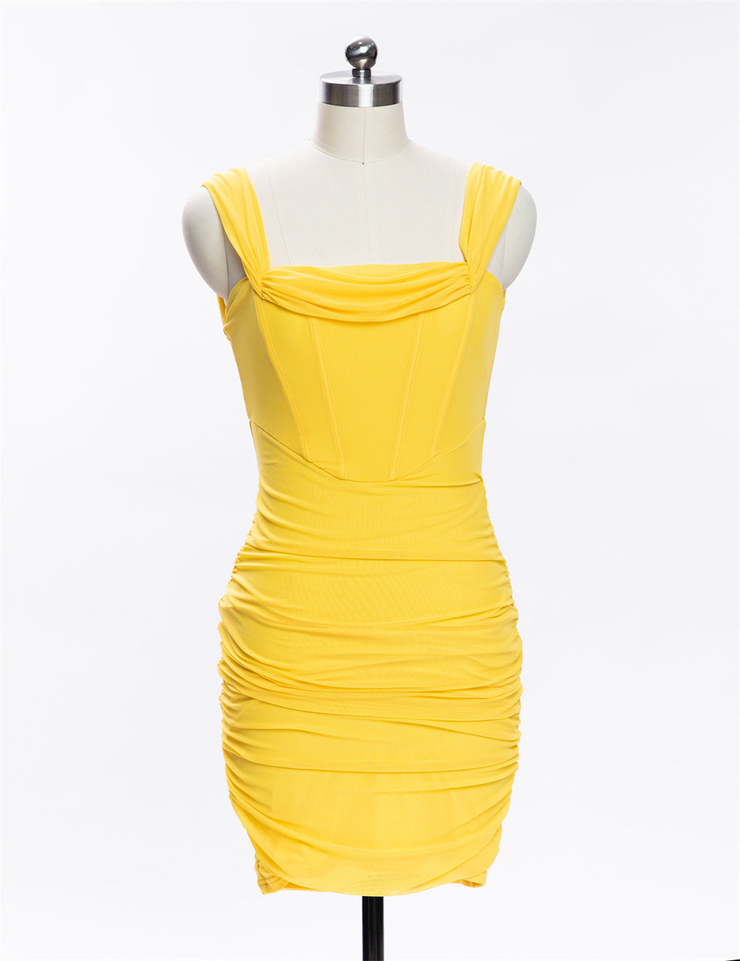 Summer New Dress Sexy Short Skirt Celebrity Suspender Yellow Design Suspender Skirt