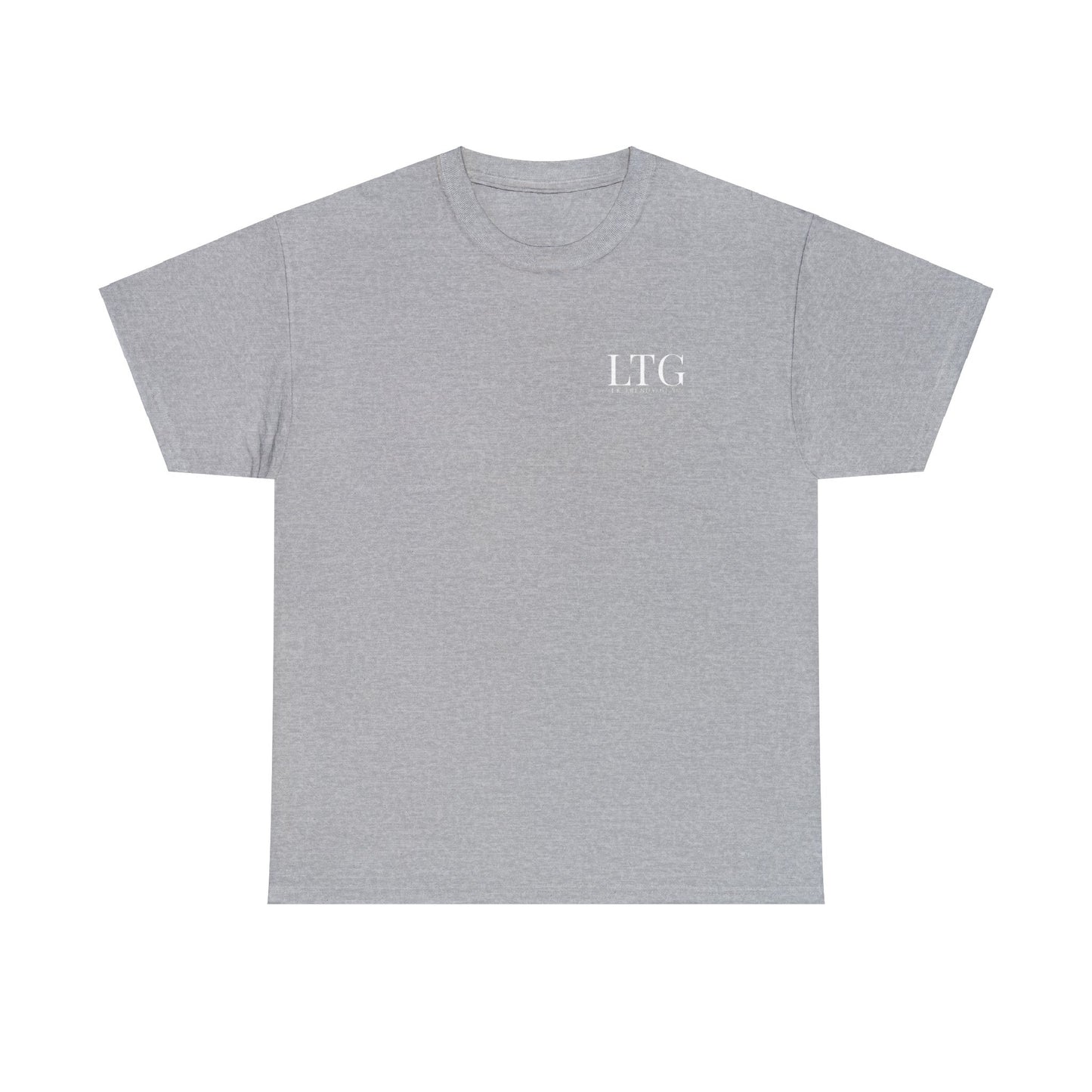 LK Trendy Unisex Heavy Cotton Tee with small logo