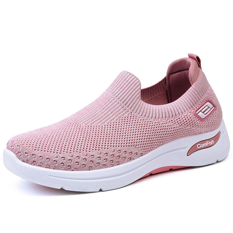 Women's shoes casual walking soft soled mother's shoes Tiktok fashion breathable sports shoes women