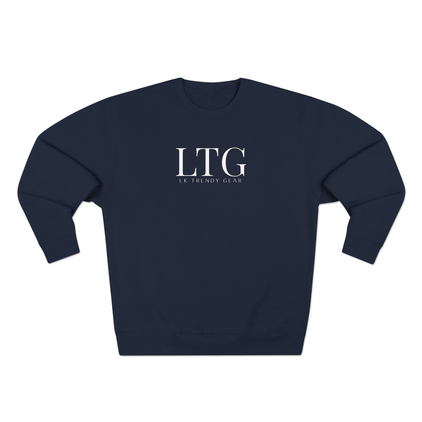 LK trendy Unisex Crewneck Sweatshirt with large chest Logo