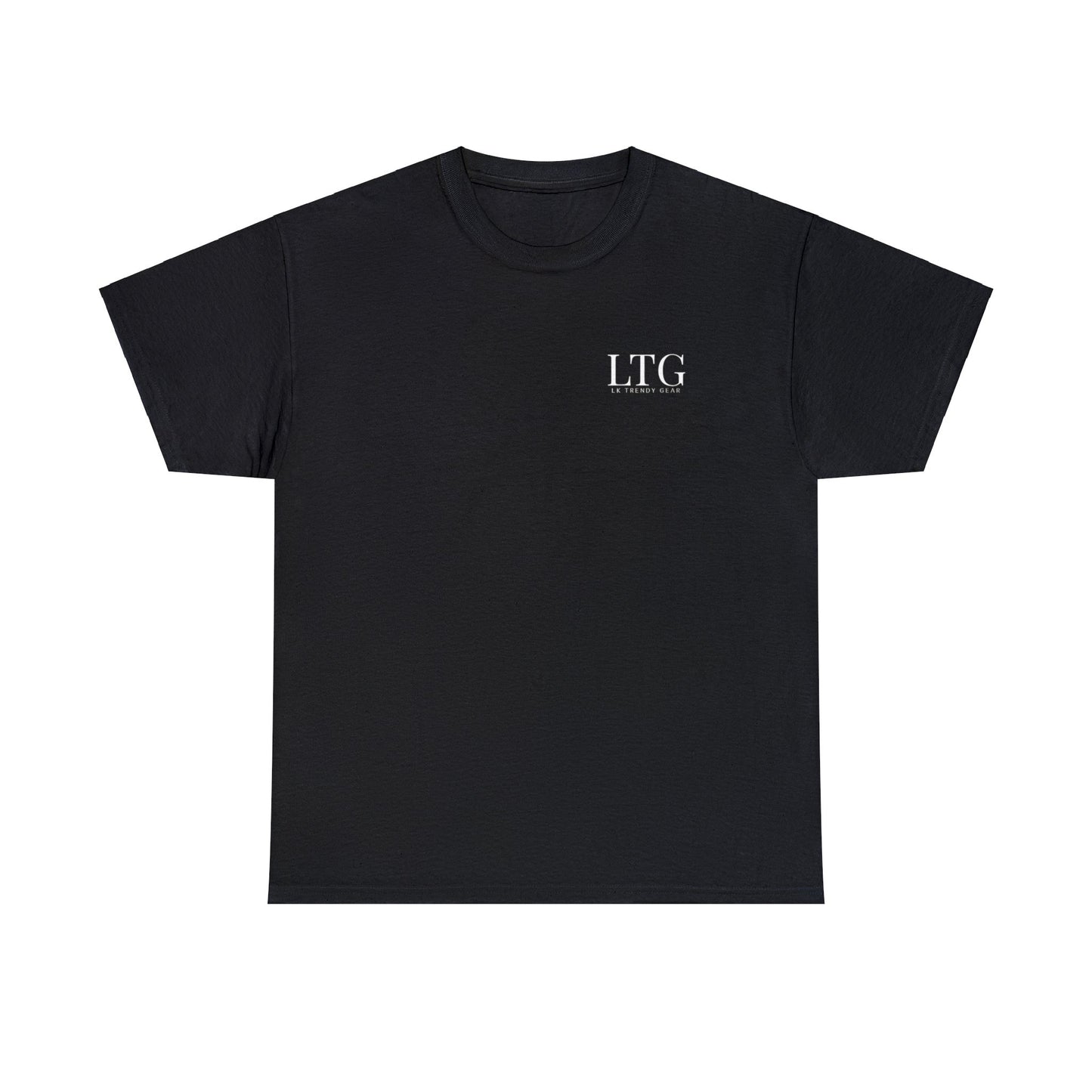 LK Trendy Unisex Heavy Cotton Tee with small logo