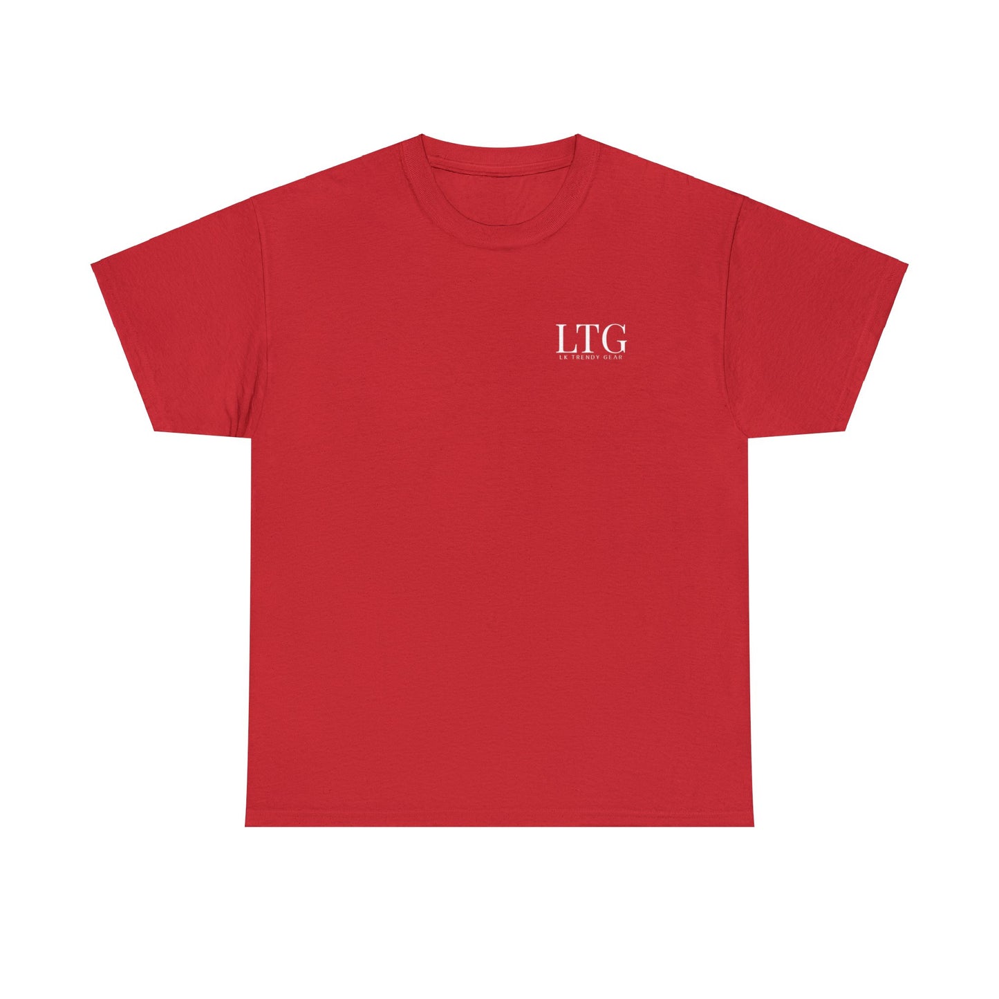 LK Trendy Unisex Heavy Cotton Tee with small logo