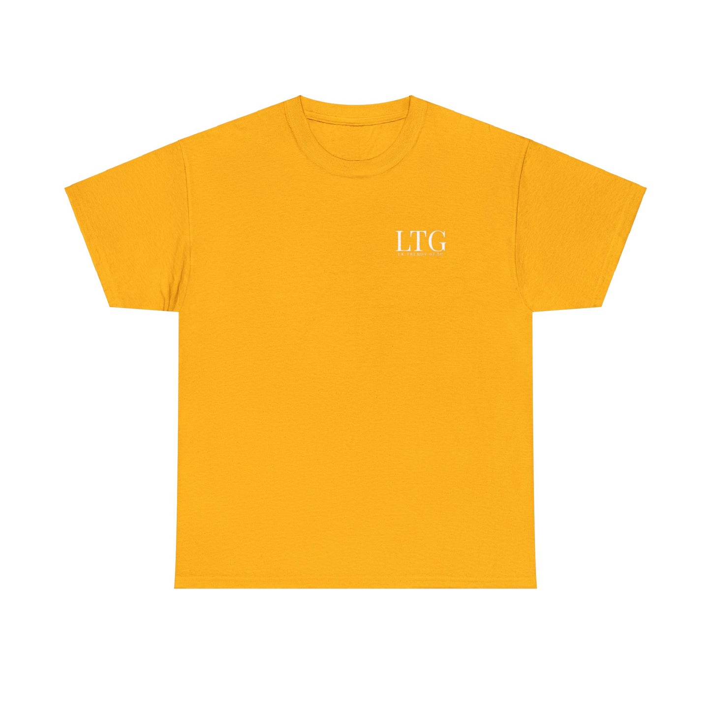 LK Trendy Unisex Heavy Cotton Tee with small logo