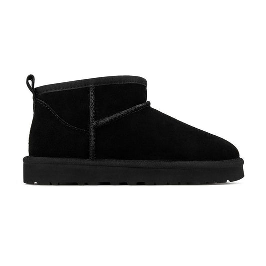 Thick bottomed sponge cake snow boots for women's new high rise plush and thick fur insulation short cotton boots